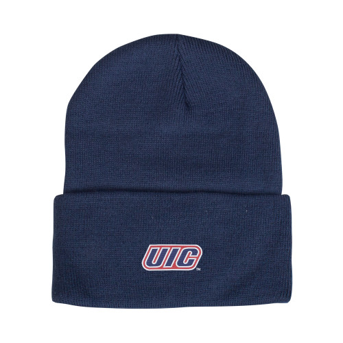  Steel Blue Knit Beanie w/Cuff - UIC
