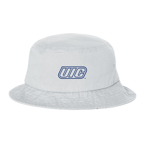 UIC Sportsman White Bucket Hat
