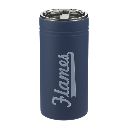  Sherpa Vacuum Navy Tumbler & Insulator 11oz - Flames Script Engraved