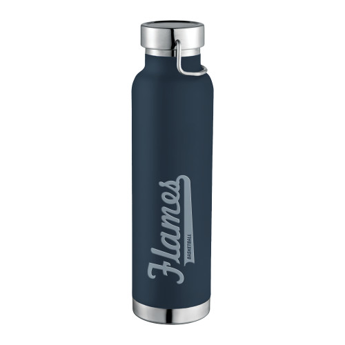  Thor Copper Vacuum Insulated Navy Bottle 22oz - Basketball Engraved