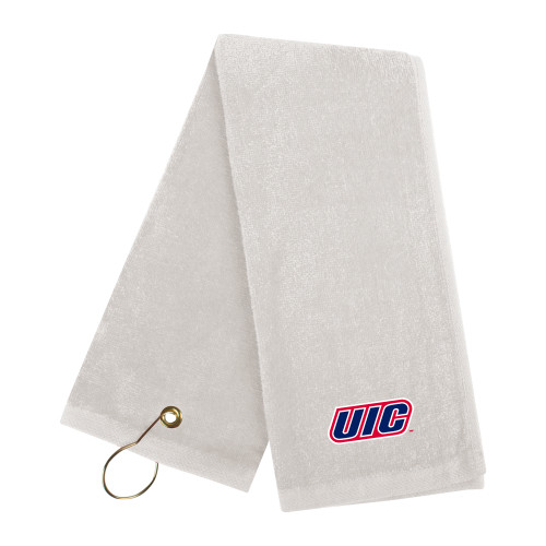  White Golf Towel - UIC