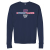 Thumbnail image for  Bella + Canvas Navy Fleece Crew