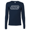 Thumbnail image for  Bella + Canvas Navy Jersey Cotton Long Sleeve T Shirt