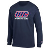 Thumbnail image for  Champion Navy Long Sleeve T Shirt