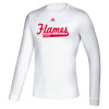 Thumbnail image for  Adidas White Creator Performance Long Sleeve Tee