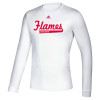 Thumbnail image for  Adidas White Creator Performance Long Sleeve Tee