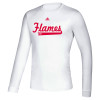 Thumbnail image for  Adidas White Creator Performance Long Sleeve Tee
