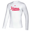 Thumbnail image for  Adidas White Creator Performance Long Sleeve Tee