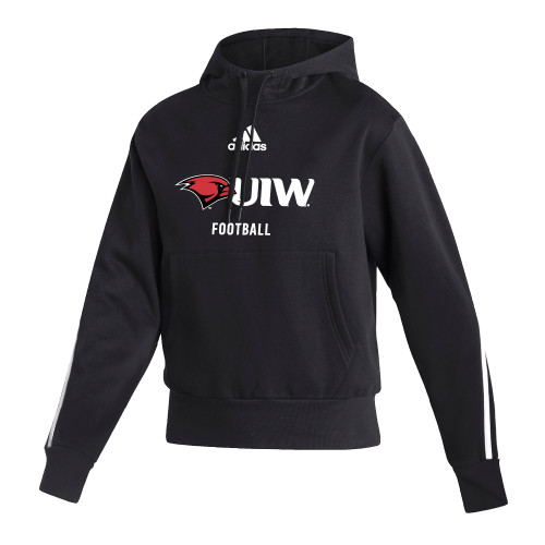 Sweatshirt Under Armour Women Fleece Hoodie Black-White - Fútbol
