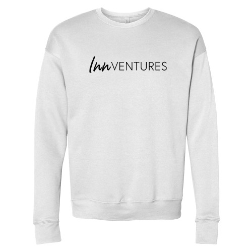 Bella + Canvas White Fleece Crew-InnVentures