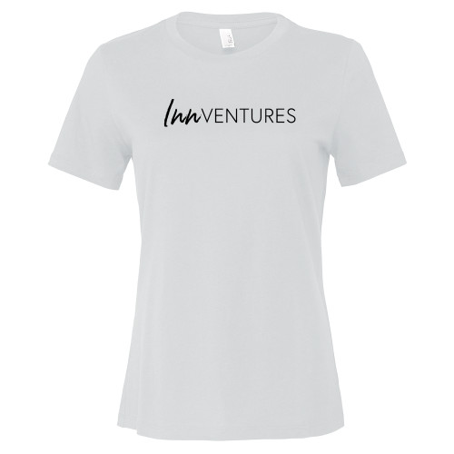 Bella + Canvas Womens White Relaxed Cotton T Shirt-InnVentures