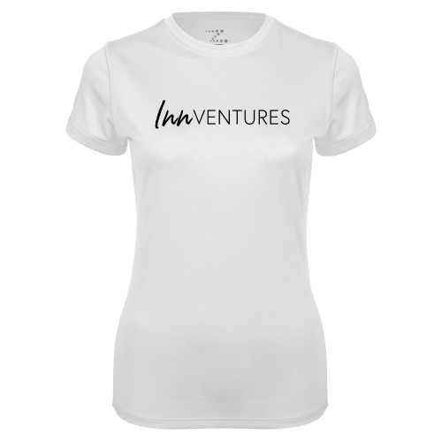 Womens White Performance Tee-InnVentures
