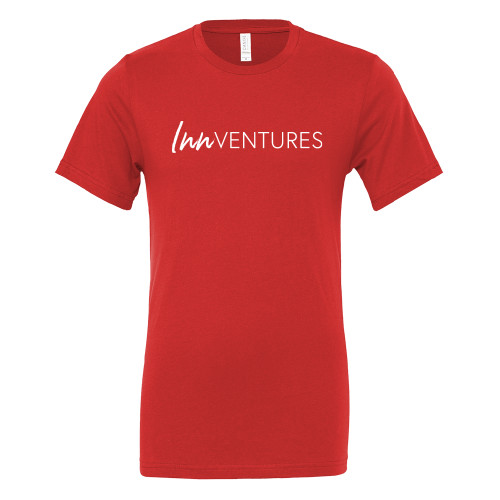 Bella + Canvas Red Jersey Cotton T Shirt-InnVentures