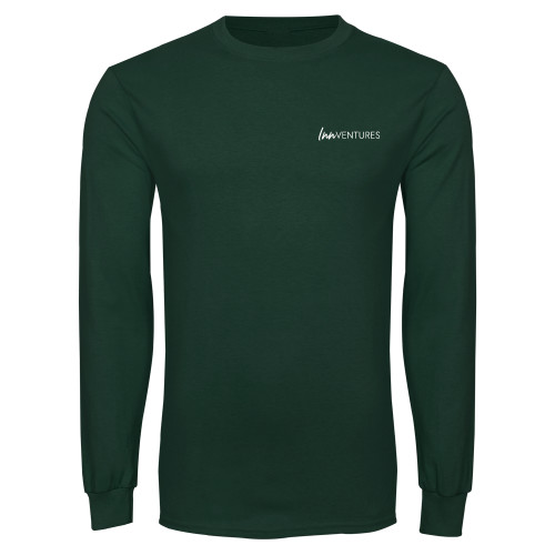 Dark Green Long Sleeve T Shirt-InnVentures