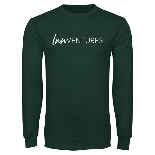 Dark Green Long Sleeve T Shirt-InnVentures