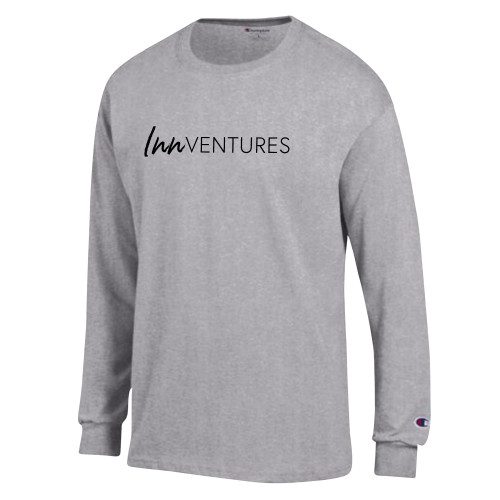 Champion Oxford Grey Long Sleeve T Shirt-InnVentures