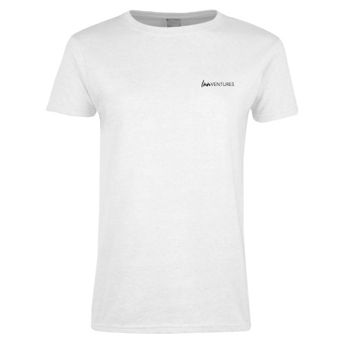 Womens White Short Sleeve Tee-InnVentures