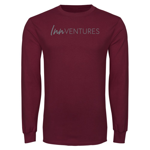 Maroon Long Sleeve T Shirt-InnVentures