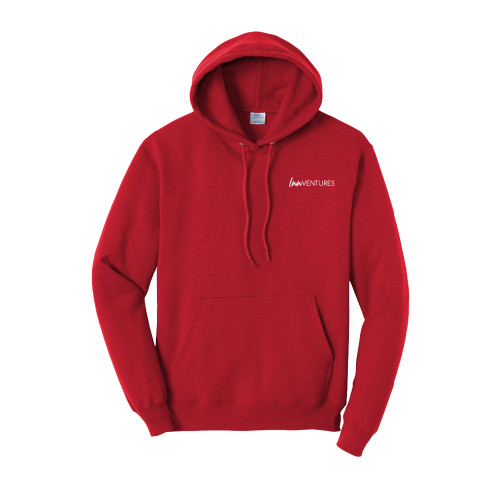 Tall Red Fleece Hoodie-InnVentures - PLUS