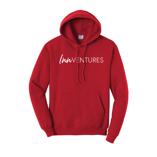 Tall Red Fleece Hoodie-InnVentures - PLUS