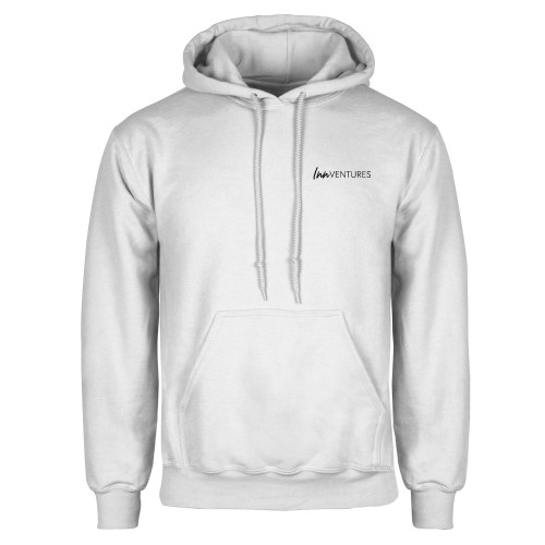 White Fleece Hoodie-InnVentures