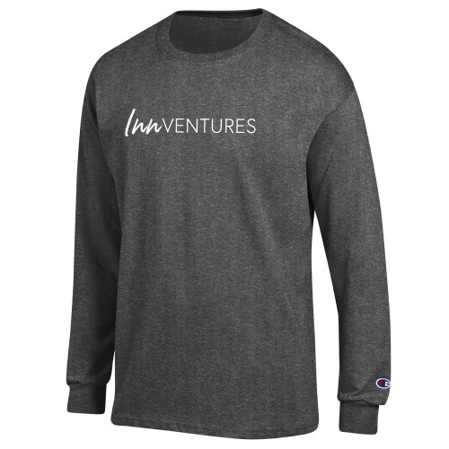 Champion Granite Heather Long Sleeve T Shirt-InnVentures