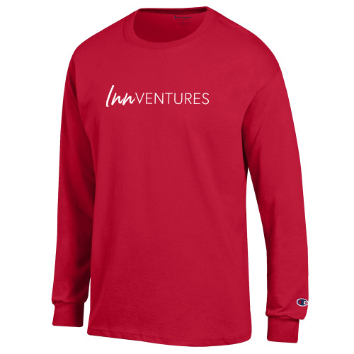 Champion Red Long Sleeve T Shirt-InnVentures