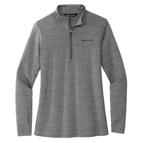 TravisMathew Womens Grey Crestview 1/4 Zip-InnVentures