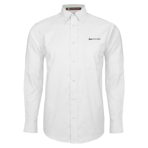 White Oxford Long Sleeve Shirt-InnVentures
