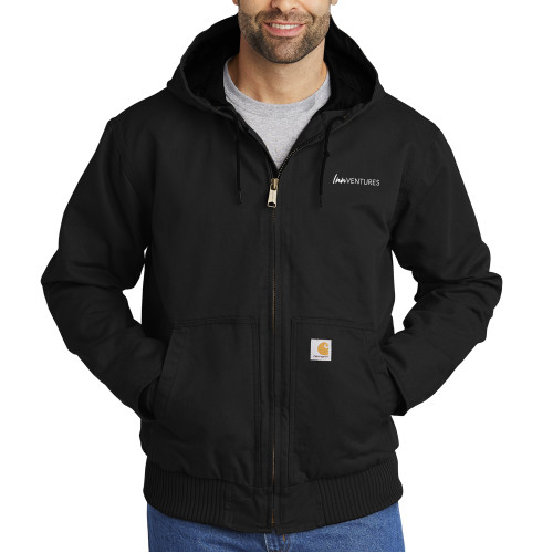 Carhartt Black Washed Duck Active Jacket-InnVentures
