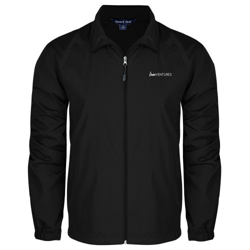 Black Full Zip Wind Jacket-InnVentures