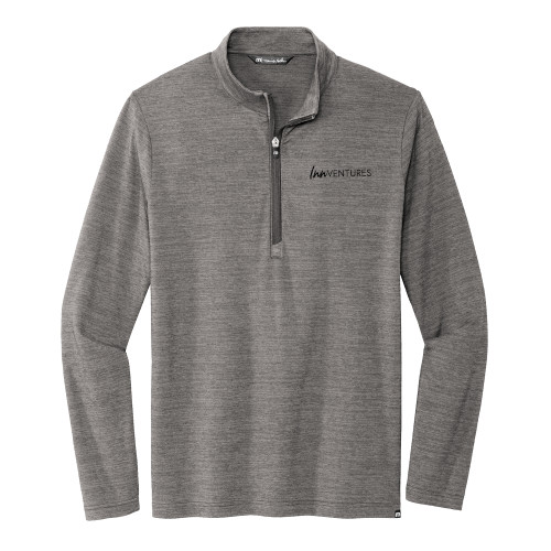 TravisMathew Grey Crestview 1/4 Zip Pullover-InnVentures