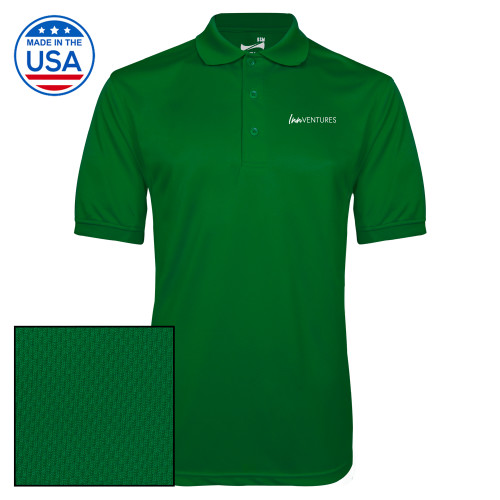 Kelly Green Dry Mesh Polo-InnVentures