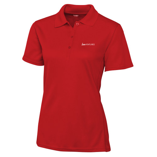 Womens C&B Championship Red Polo-InnVentures