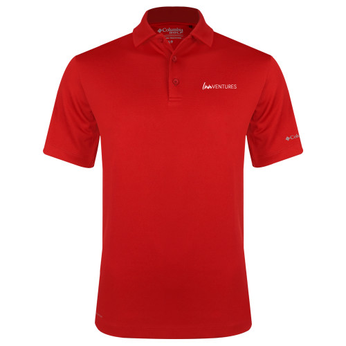 Columbia Red Omni Wick Drive Polo-InnVentures