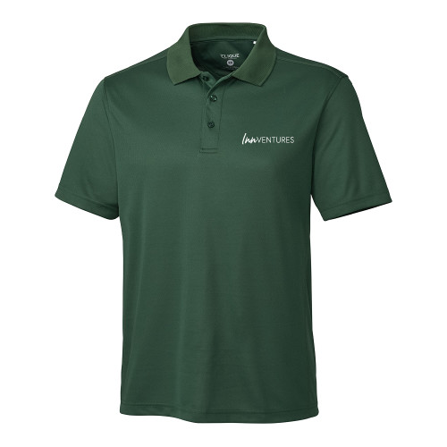 C&B Dark Green Clique Ice Pique Polo-InnVentures