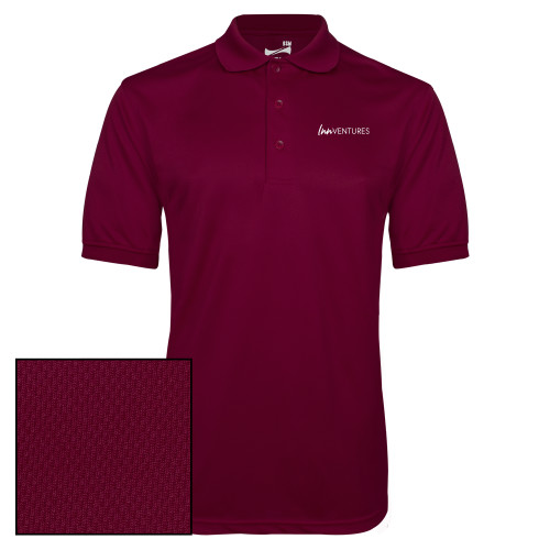 Maroon Dry Mesh Polo-InnVentures