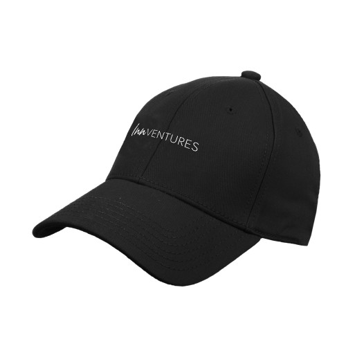 Black Structured Adjustable Pro Style Hat-InnVentures