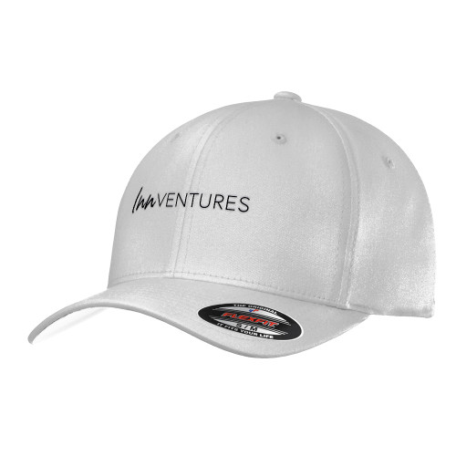 White Flexfit Structured Low Profile Hat-InnVentures