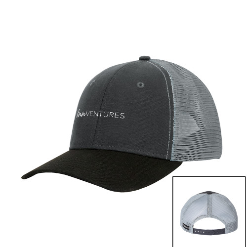 DRI DUCK Hudson Charcoal/Black Trucker Hat-InnVentures