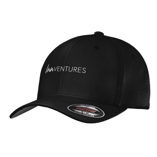 Black Flexfit Structured Low Profile Hat-InnVentures