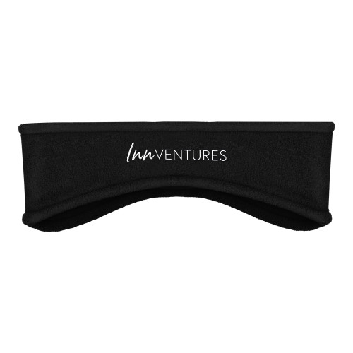 Black Stretch Fleece Headband-InnVentures