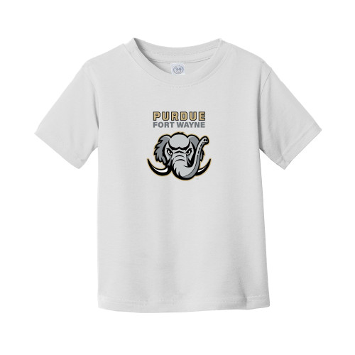  Toddler White T Shirt - Purdue University Fort Wayne Primary Athletic Mark