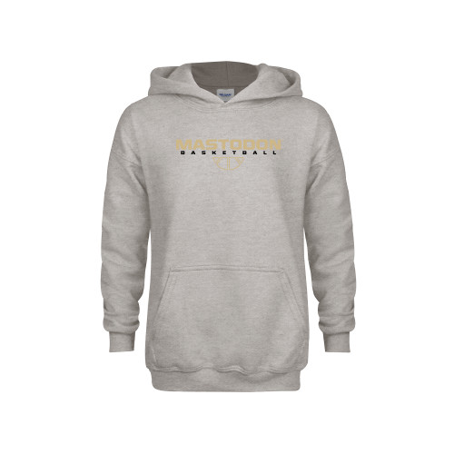  Youth Grey Fleece Hood - Purdue University Fort Wayne Basketball Graphic