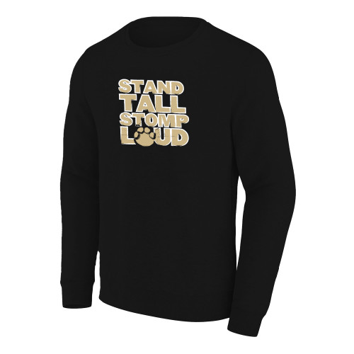  Extended Black Crew - Purdue University Fort Wayne Stand Tall