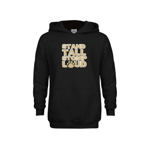  Youth Black Fleece Hoodie - Purdue University Fort Wayne Stand Tall
