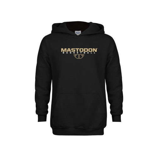  Youth Black Fleece Hoodie - Purdue University Fort Wayne Basketball Graphic