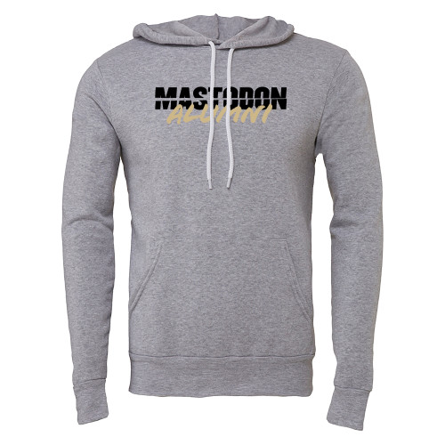  Bella + Canvas Heather Grey Fleece Hood - Purdue University Fort Wayne Alumni Script