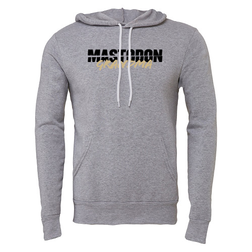  Bella + Canvas Heather Grey Fleece Hood - Purdue University Fort Wayne Grandma Script