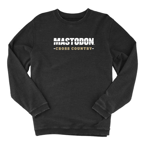  Boxercraft Womens Black Corded Crew - Split Mastodon Cross Country